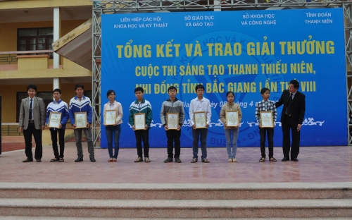 Cuộc thi sáng tạo thanh thiếu niên, nhi đồng tỉnh Bắc Giang lần thứ VIII - năm 2012